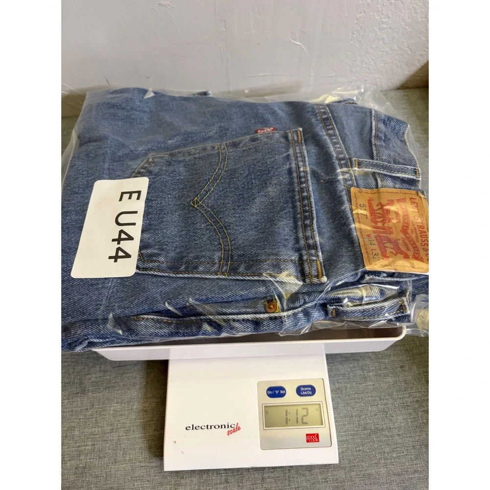 Levi's 517 Jeans Mens 34x32 Blue Bootcut Medium Wash Denim Pants Y2K
